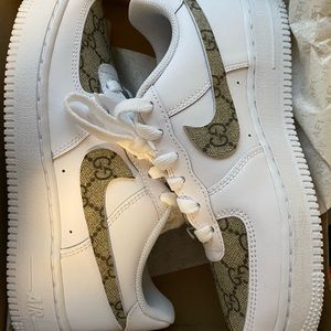 Gucci print Air Force 1 Nike size 6